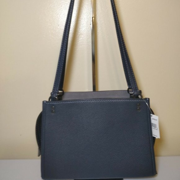 Sold - Coach 1941 Rogue Shoulder Bag Midnight Navy - Picture 3 of 7